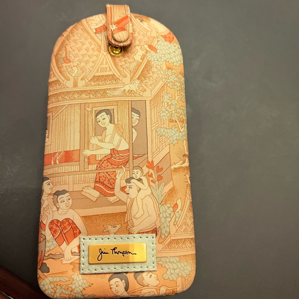 Vintage Jim Thompson eyeglass case.
